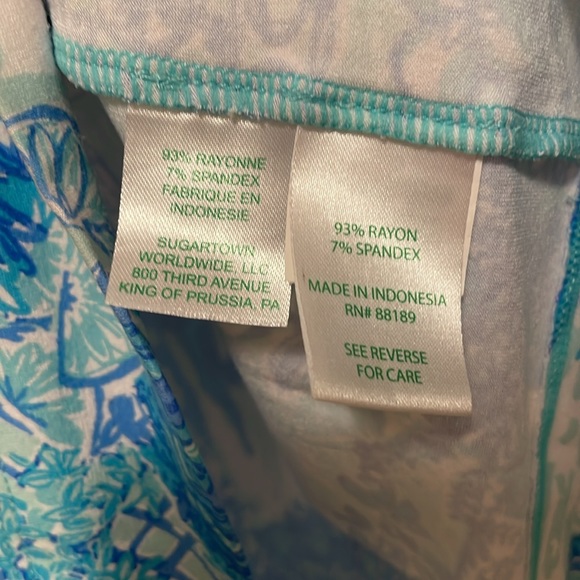 Lilly Pulitzer UPF 50+ Sophie Shift Dress Toile Me About It , Large - Picture 5 of 6